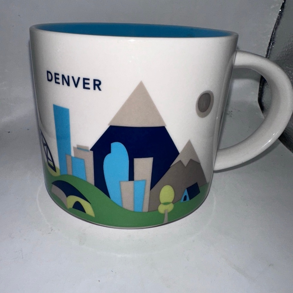 EUC 2013 Starbucks Your Are Here Collection Denver 14oz Coffee Mug